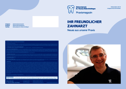 Neues aus unserer Zahnarztpraxis Dr. Röder und Kollegen in Wetzlar - Praxismagazin